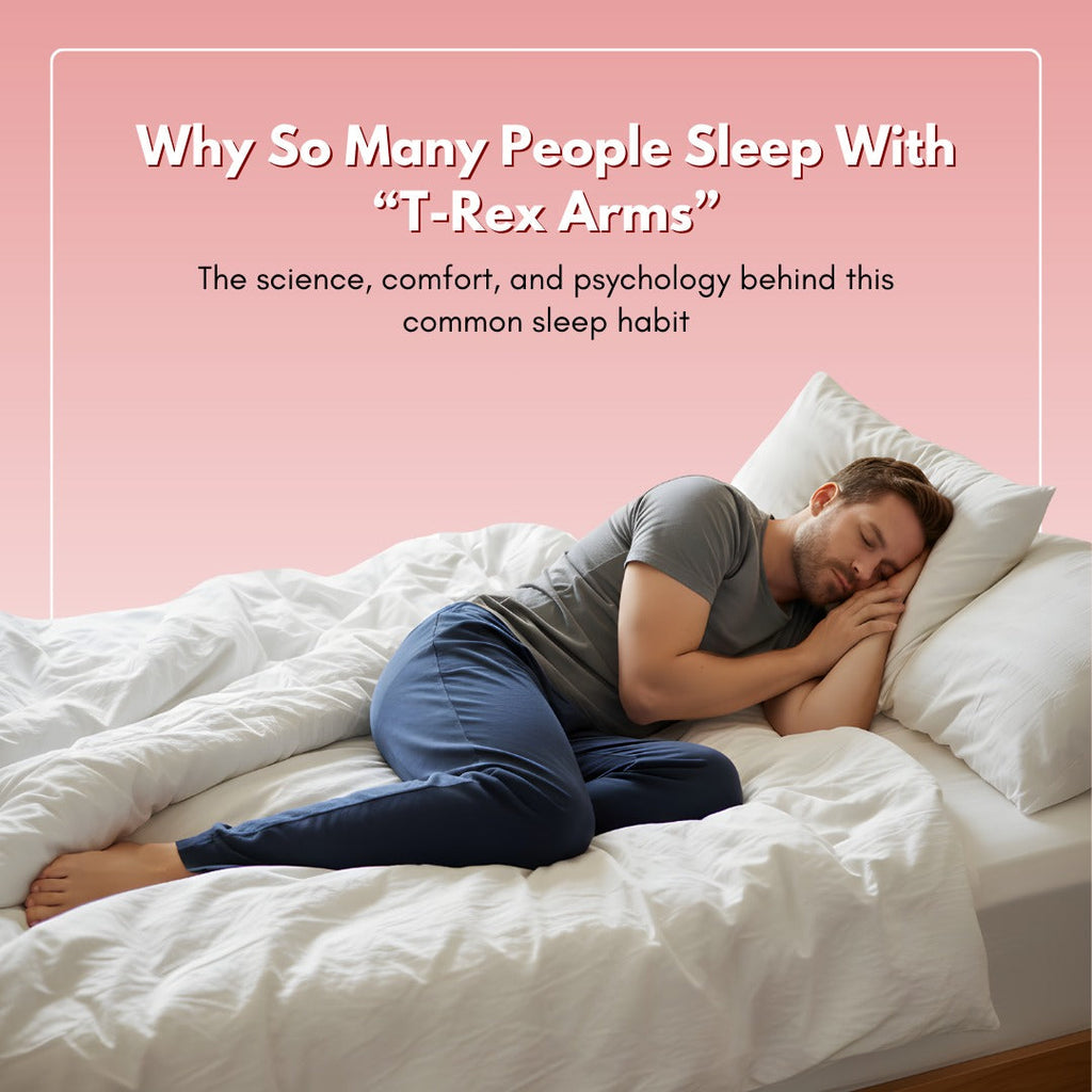 T-Rex Arm Sleeping Is a Common Habit That Helps Us Feel Secure and Relaxed