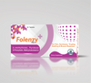 Folenzy Plus dietary supplement packaging on a gray background