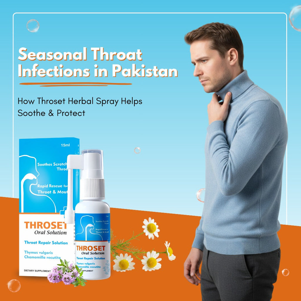 Seasonal Throat Infections in Pakistan & How Throset Helps